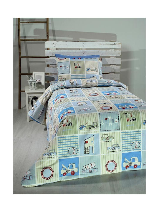 Sunshine Bettwäsche-Set Einzel Baumwolle Feelings Multicolor 165x270cm