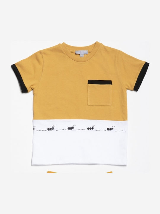 Kids' Set with Shorts Summer 2pcs Mustard