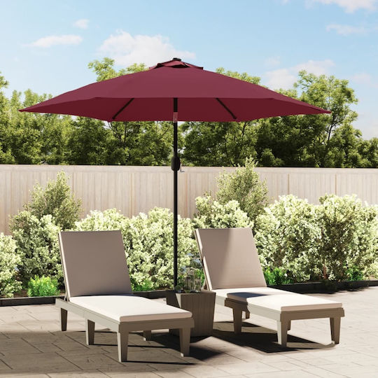 vidaXL vidaXL Ersatzschirmstoff Burgundisch Für Sonnenschirm 3m