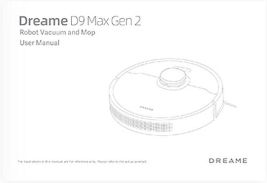 Dreame D9 Max Gen 2 Прахосмукачка Робот с Лазерно Картографиране и Всмукателна Мощност 6000Pa Черна