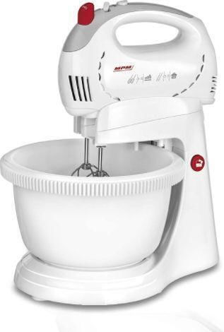 MPM Μίξερ με Πλαστικό Κάδο 3.4lt Λευκό 650W