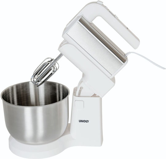 Unold Hannah Μίξερ με Inox Κάδο 3.5lt Λευκό 500W