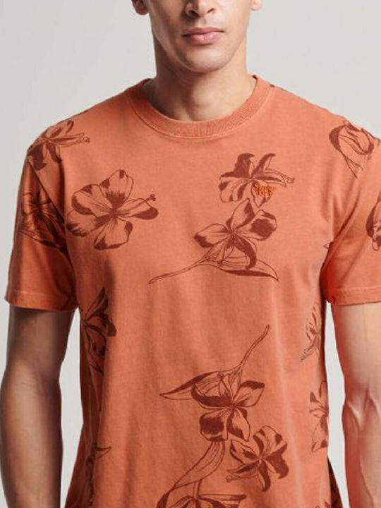T-shirt Mango Orange Overdye