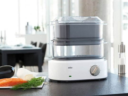 Braun Identitycollection Dampfgarer mit 2 Kochstufen 6.2Es
