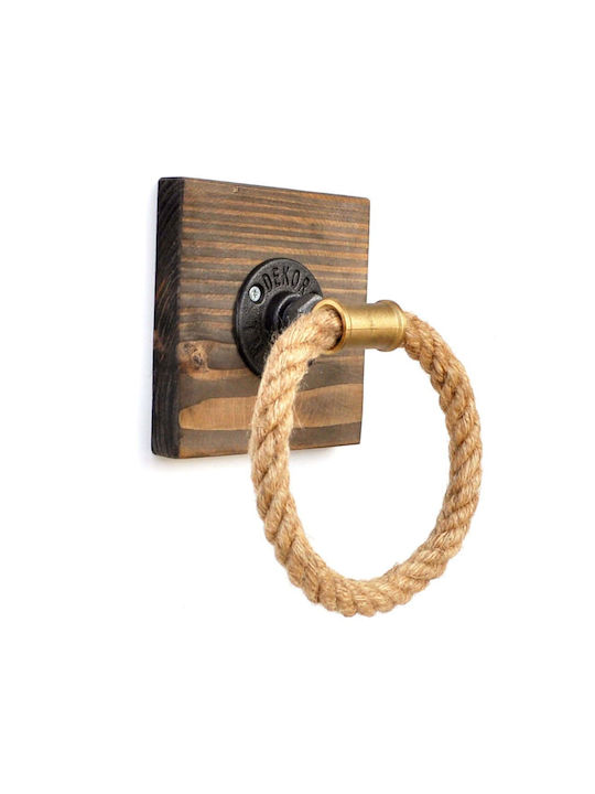 Handtücher Ring Badezimmer Einzeln Schrauben ​14x14cm Braun