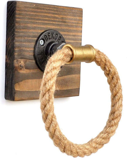 Handtücher Ring Badezimmer Einzeln Schrauben ​14x14cm Braun