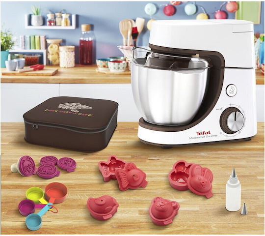 Tefal Masterchef Gourmet Baking Κουζινομηχανή 1100W με Ανοξείδωτο Κάδο 4.6lt