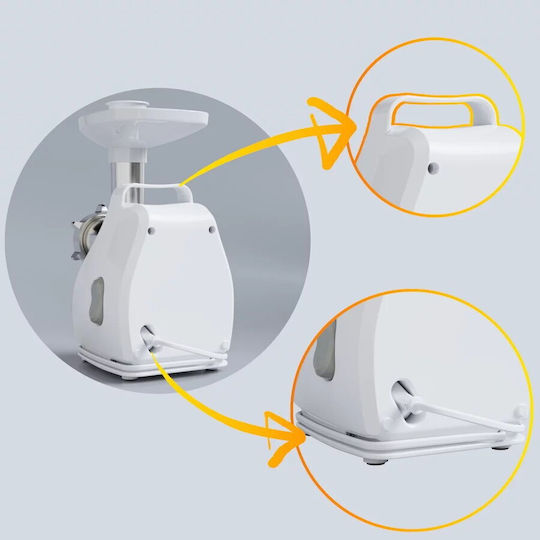 Smapp Smapp Μηχανή Άλεσης Κιμά 2200W Λευκή