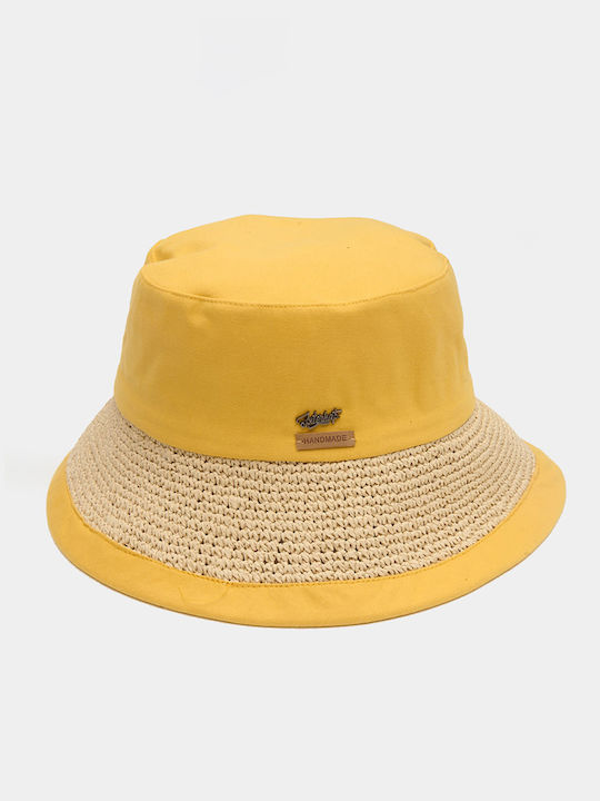 Interhat Γυναικείο Καπέλο Bucket Κίτρινο