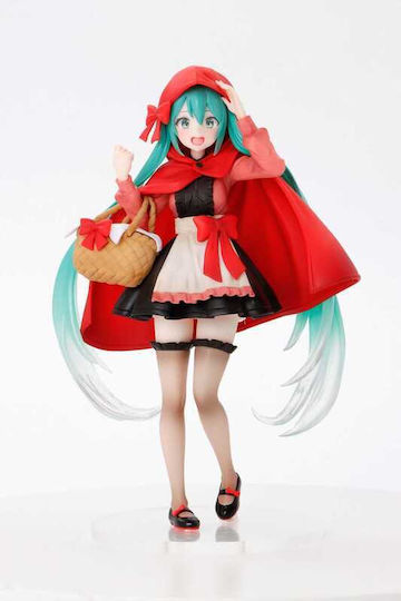 Hatsune Miku Wonderland Pvc Statue Little Red Riding Hood 18 Cm