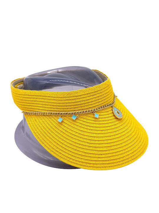 LiebeQueen Γυναικείο Καπέλο Visor Κίτρινο