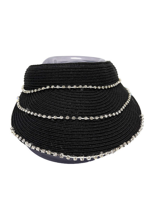 LiebeQueen Γυναικείο Καπέλο Visor Μαύρο