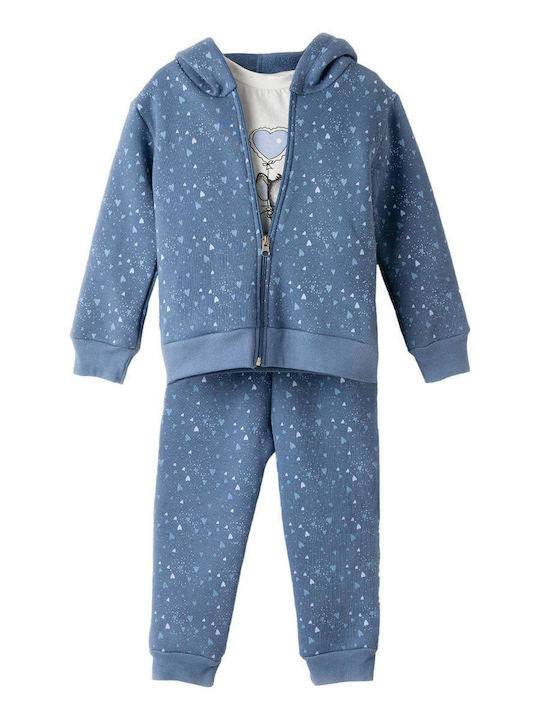 Set pentru copii cu pantaloni Iarnă 3buc Blue