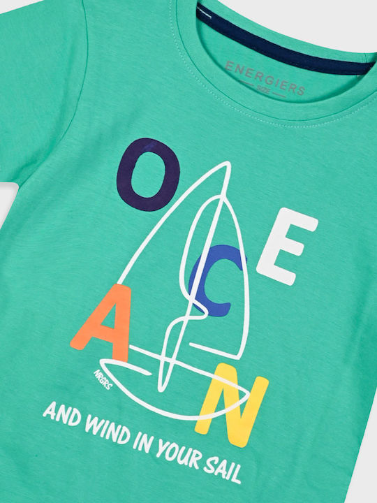 Kinder-Set mit Shorts Sommer 2Stück BLACK Ocean