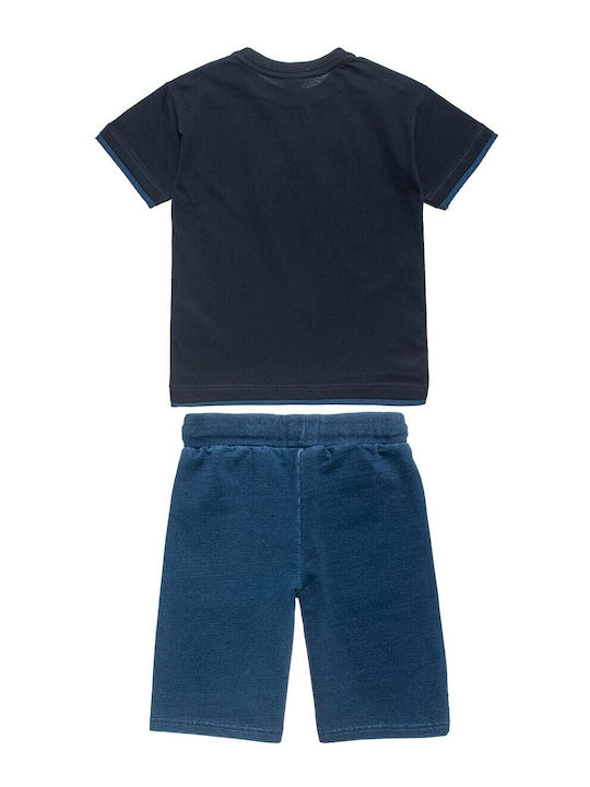 Kids' Set with Shorts Summer 2pcs Navy Blue