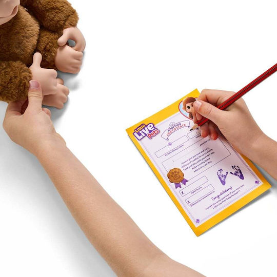 Moose Toys Plüsch Little Live Pets My Baby Monkey Mango 33 cm