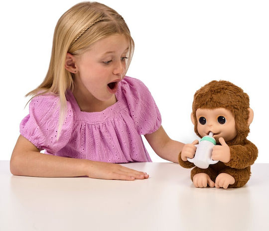 Moose Toys Plüsch Little Live Pets My Baby Monkey Mango 33 cm