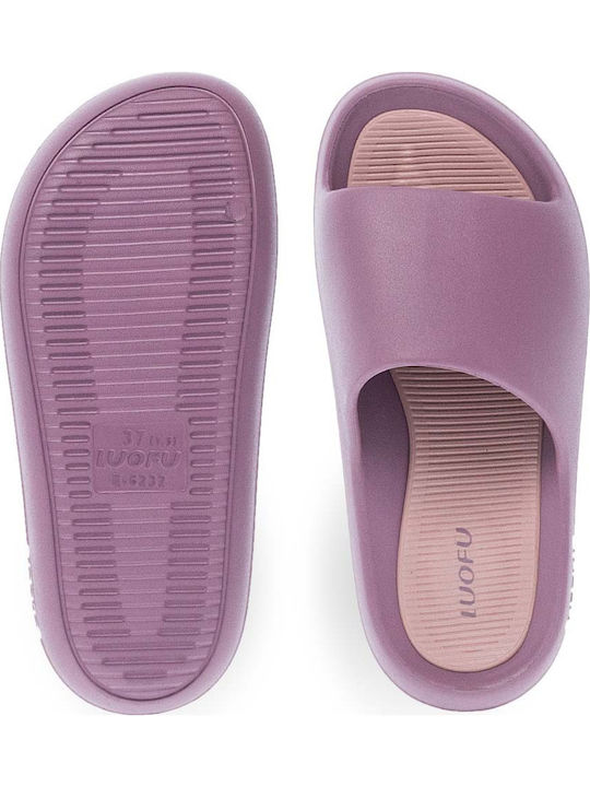 Slides σε Μωβ Χρώμα