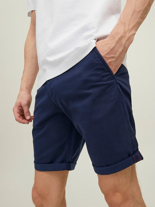 Herren Shorts Chino Blau