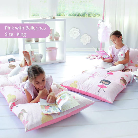 Schmetterlingswahn Rosa Boden Kopfkissenbezug 85 X 220 Cm