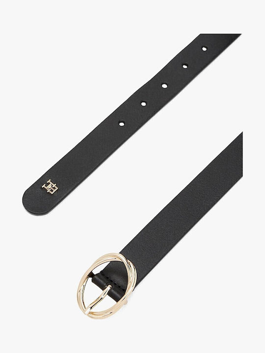 Tommy Hilfiger Leather Women's Black Belt