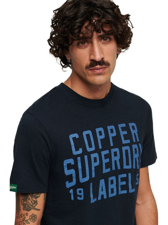 Superdry Copper Label Workwear T-shirt Dark Blue