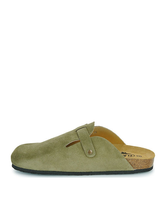 Χειμερινές Ανδρικές Παντόφλες Light Kaki