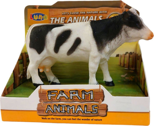 Luna Farm Animals Cow Black And White For Age 3+