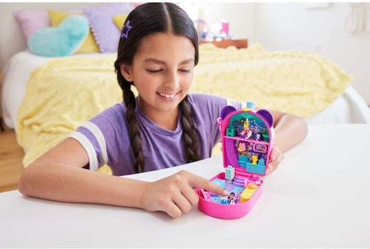 Mattel Sparkle Cove Adventure Unicorn Floatie Compact Polly Pocket For 4+ Age