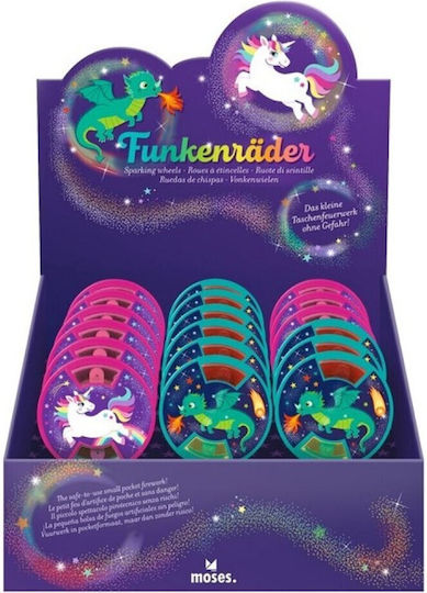 Moses Roți Spark Unicorn și Dragon Asortate Pentru 3+ Ani