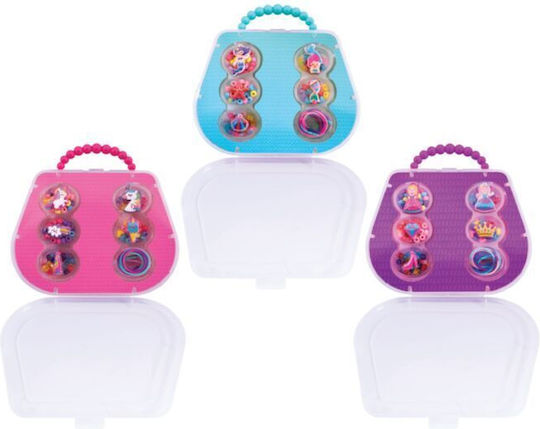 AS Jewelry Pink Blue and Purple Suitcase for Children 3+ Years (Miscellaneous Designs)