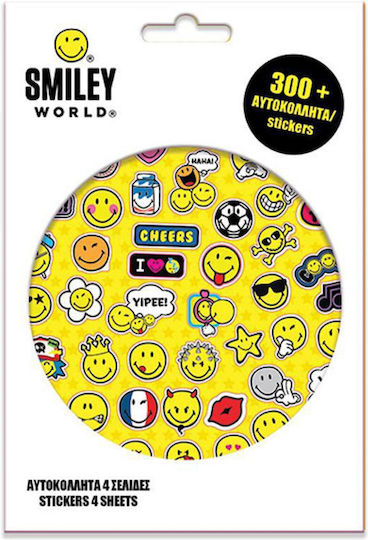 Diakakis Велкро Smiley World Розови За Деца 3+ Години 300 Теми