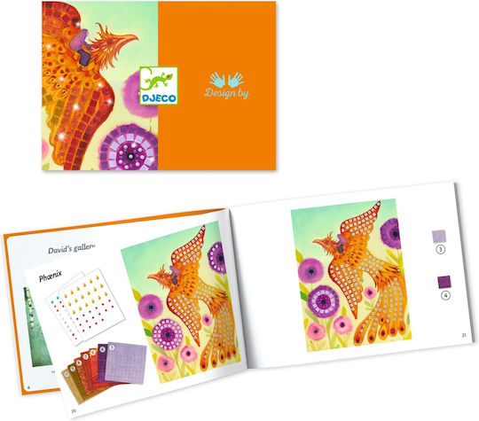 Djeco Mosaic Metallic Effect `μυθικά Πλάσματα` for Children 6+ years old Years