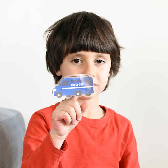 Poppik Αυτοκόλλητα Οχήματα για Παιδιά 4+ Ετών
