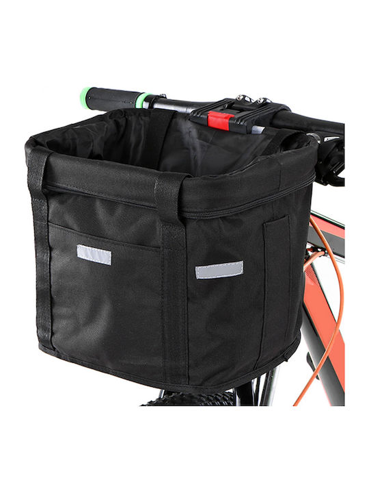 Verk Group Coș bicicletă Negru