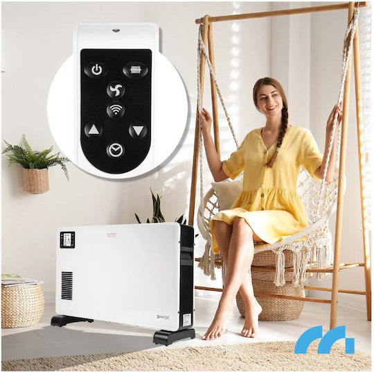 MalTec Convectoare pardoseală 2300W cu Termostat Electronic și WiFi 68x41cm Alb