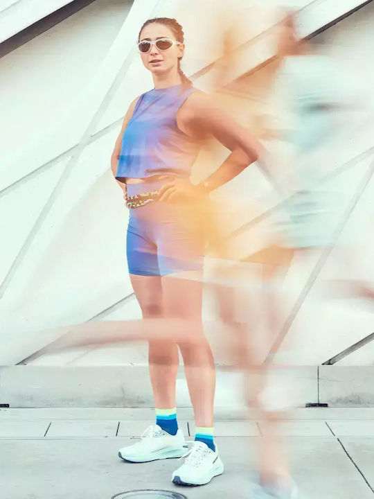 Feetures Elite Light Cushion Running Κάλτσες Μπλε 1 Ζεύγος