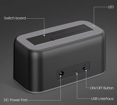 Orico Hard Drive Docking Station SATA 2.5" / 3.5" with Connection USB-C (6819C3-V1)