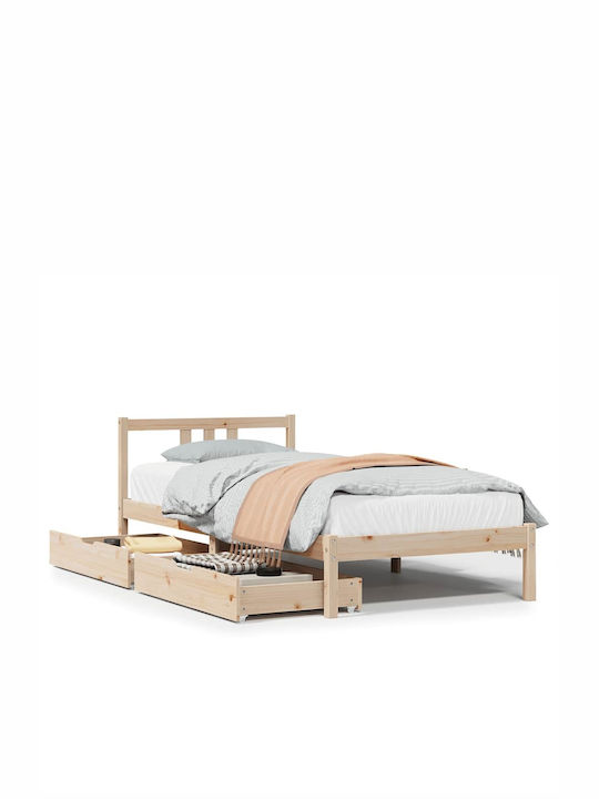 Klassisches Einzelbett für Matratze 75x190cm Klassisches Einzelbett für Matratze 75x190cm