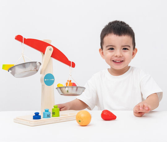 New Classic Toys Balance Scales Ζυγαριά Ισορροπίας από Ξύλο για 3+ Ετών
