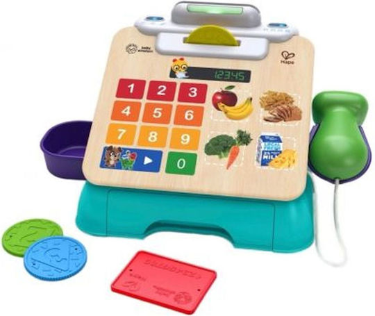 Hape Ταμειακή Μηχανή από Ξύλο για 3+ Ετών