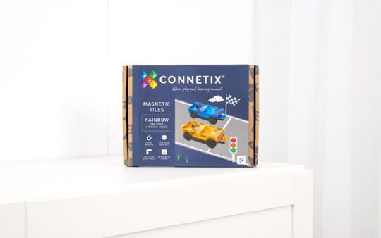 Connetix Magnetisches Bau- und Konstruktionsspielzeug Rainbow