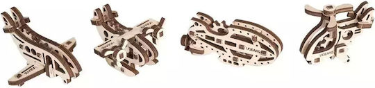 Ugears Παιχνίδι Κατασκευών Ξύλινo Αεροσκάφη U-fidget για Παιδιά 5+ Ετών