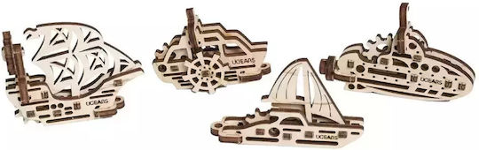 Ugears Παιχνίδι Κατασκευών Ξύλινo Πλοία U Fidget