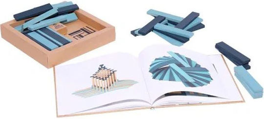 Kapla Wooden Construction Toy Book and Colours for Children 2+ years+ Years