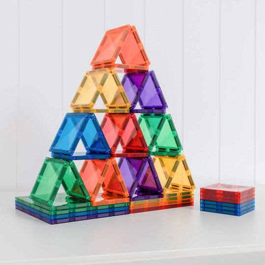 Connetix Magnetisches Bau- und Konstruktionsspielzeug Rainbow Square