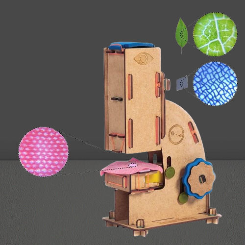 Smartivity Wooden Construction Toy Microscope for Children 8+ years old+ Years