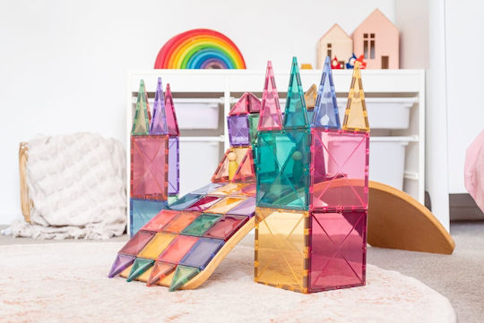 Connetix Magnetisches Bau- und Konstruktionsspielzeug Pastell