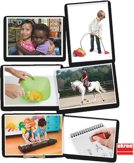 Akros Φωτογραφίες Ρήματα Educational Game Knowledge for 3-8 Years Old