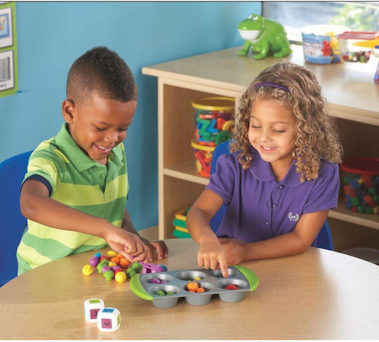 Learning Resources Mini Muffin Match Up Math STEM Εκπαιδευτικό Παιχνίδι Γνώσεων για 3+ Ετών